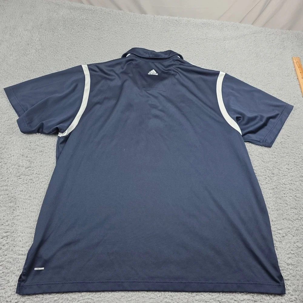 Adidas Michelob Ultra Golf Polo Shirt‎ Mens XL Navy Blue ClimaCool